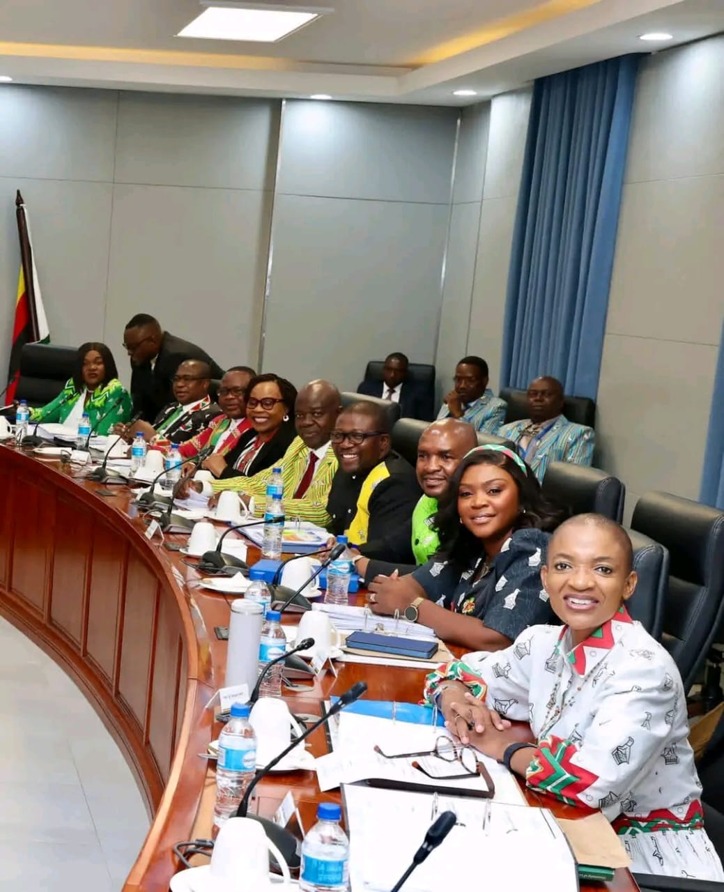 Cabinet Goes Green, Yellow, and Red for Culture Month